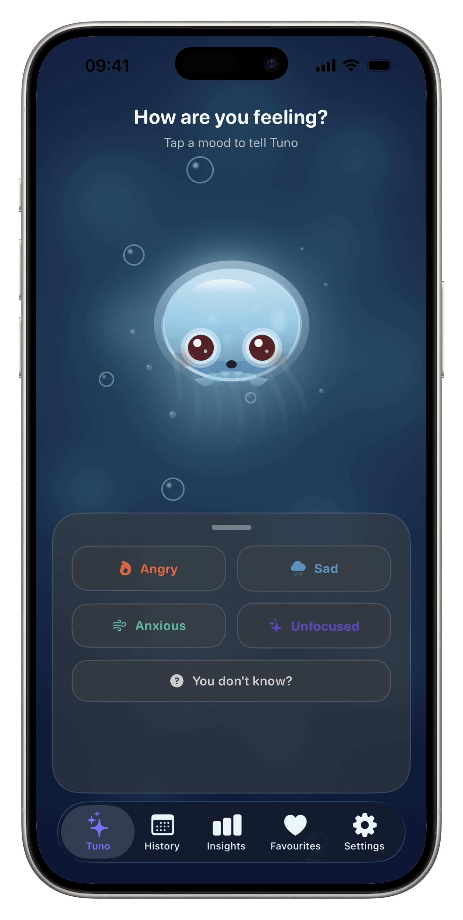 Tuno on iPhone 1
